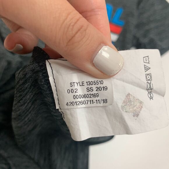 Under Armour Gold Medal Gymnastics T Shirt Womens XS Gray HeatGear UA Locker Tee - Picture 11 of 13